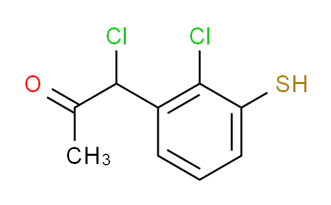 CAS No. 1806605-59-3, 1-Chloro-1-(2-chloro-3-mercaptophenyl)propan-2-one