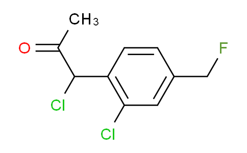 CAS No. 1803760-69-1, 1-Chloro-1-(2-chloro-4-(fluoromethyl)phenyl)propan-2-one
