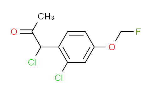 CAS No. 1804175-55-0, 1-Chloro-1-(2-chloro-4-(fluoromethoxy)phenyl)propan-2-one