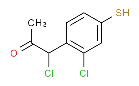 CAS No. 1806524-96-8, 1-Chloro-1-(2-chloro-4-mercaptophenyl)propan-2-one