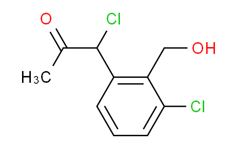 CAS No. 1804105-76-7, 1-Chloro-1-(3-chloro-2-(hydroxymethyl)phenyl)propan-2-one