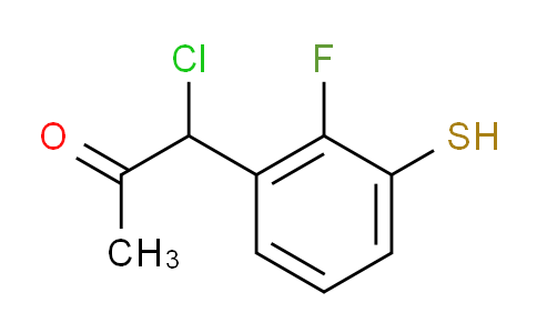 CAS No. 1804246-69-2, 1-Chloro-1-(2-fluoro-3-mercaptophenyl)propan-2-one