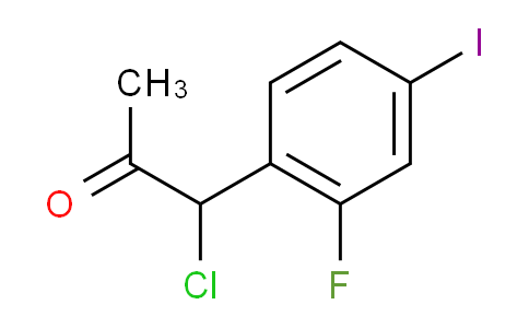 CAS No. 1804286-12-1, 1-Chloro-1-(2-fluoro-4-iodophenyl)propan-2-one