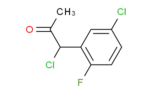CAS No. 1805727-83-6, 1-Chloro-1-(5-chloro-2-fluorophenyl)propan-2-one