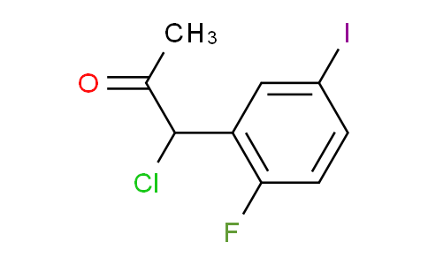 CAS No. 1806616-49-8, 1-Chloro-1-(2-fluoro-5-iodophenyl)propan-2-one
