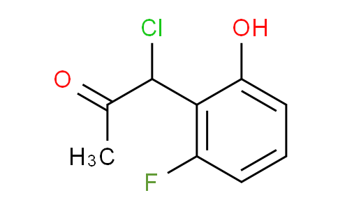 CAS No. 1805906-01-7, 1-Chloro-1-(2-fluoro-6-hydroxyphenyl)propan-2-one