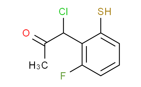 CAS No. 1804051-09-9, 1-Chloro-1-(2-fluoro-6-mercaptophenyl)propan-2-one