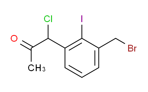 CAS No. 1804166-77-5, 1-(3-(Bromomethyl)-2-iodophenyl)-1-chloropropan-2-one