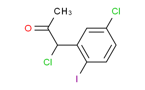 CAS No. 1804179-26-7, 1-Chloro-1-(5-chloro-2-iodophenyl)propan-2-one
