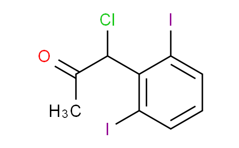 CAS No. 1803877-19-1, 1-Chloro-1-(2,6-diiodophenyl)propan-2-one