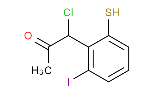 CAS No. 1805868-93-2, 1-Chloro-1-(2-iodo-6-mercaptophenyl)propan-2-one