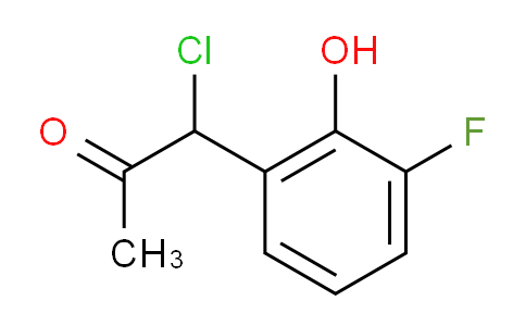 CAS No. 1804154-28-6, 1-Chloro-1-(3-fluoro-2-hydroxyphenyl)propan-2-one