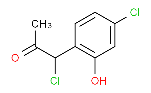 CAS No. 1804230-40-7, 1-Chloro-1-(4-chloro-2-hydroxyphenyl)propan-2-one