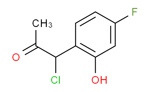 CAS No. 1804194-94-2, 1-Chloro-1-(4-fluoro-2-hydroxyphenyl)propan-2-one