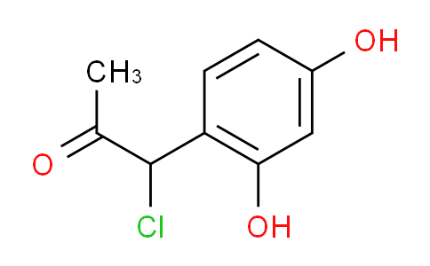 CAS No. 1806315-95-6, 1-Chloro-1-(2,4-dihydroxyphenyl)propan-2-one