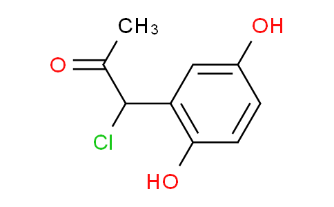CAS No. 1806503-99-0, 1-Chloro-1-(2,5-dihydroxyphenyl)propan-2-one