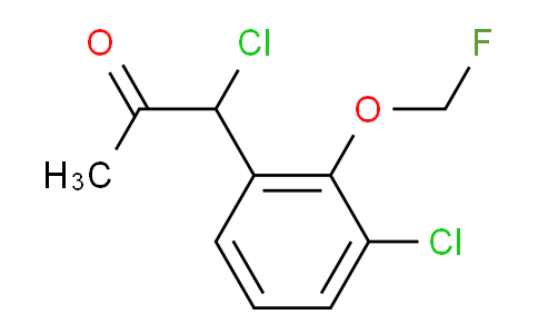 CAS No. 1804102-84-8, 1-Chloro-1-(3-chloro-2-(fluoromethoxy)phenyl)propan-2-one