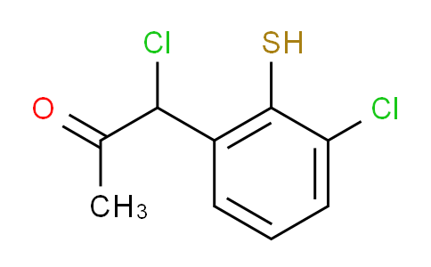 CAS No. 1803758-08-8, 1-Chloro-1-(3-chloro-2-mercaptophenyl)propan-2-one