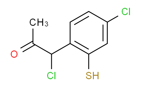 CAS No. 1804137-22-1, 1-Chloro-1-(4-chloro-2-mercaptophenyl)propan-2-one