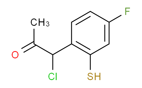 CAS No. 1805766-76-0, 1-Chloro-1-(4-fluoro-2-mercaptophenyl)propan-2-one