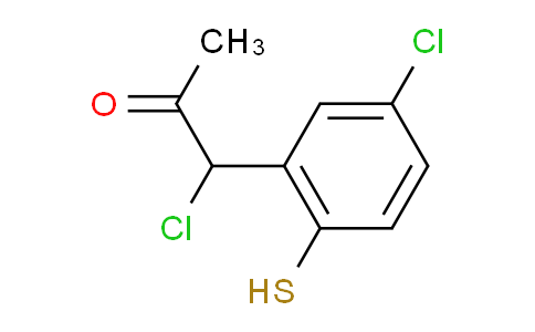 CAS No. 1804179-87-0, 1-Chloro-1-(5-chloro-2-mercaptophenyl)propan-2-one