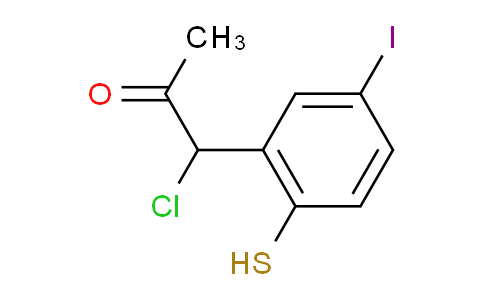 CAS No. 1804212-65-4, 1-Chloro-1-(5-iodo-2-mercaptophenyl)propan-2-one