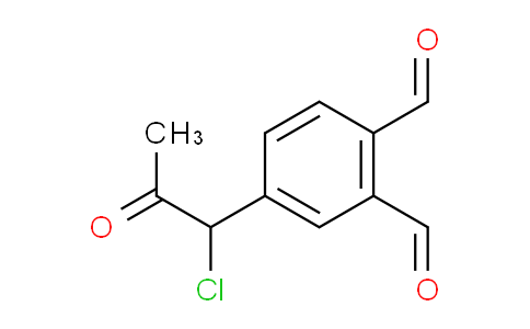 CAS No. 1804205-33-1, 1-Chloro-1-(3,4-diformylphenyl)propan-2-one
