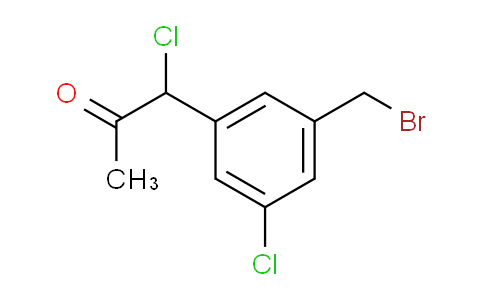 CAS No. 1804148-68-2, 1-(3-(Bromomethyl)-5-chlorophenyl)-1-chloropropan-2-one