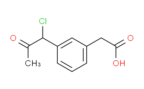 CAS No. 1806313-23-4, 1-(3-(Carboxymethyl)phenyl)-1-chloropropan-2-one