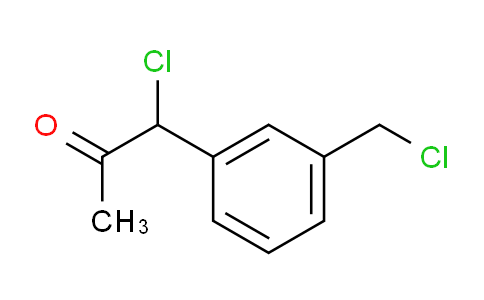 CAS No. 1803796-33-9, 1-Chloro-1-(3-(chloromethyl)phenyl)propan-2-one