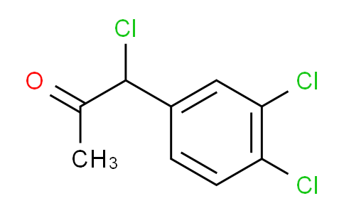 CAS No. 1267779-72-5, 1-Chloro-1-(3,4-dichlorophenyl)propan-2-one