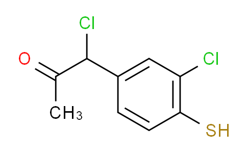 CAS No. 1804233-08-6, 1-Chloro-1-(3-chloro-4-mercaptophenyl)propan-2-one