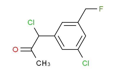 CAS No. 1806555-30-5, 1-Chloro-1-(3-chloro-5-(fluoromethyl)phenyl)propan-2-one