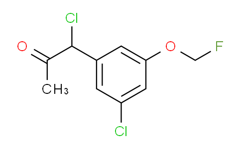 CAS No. 1806522-36-0, 1-Chloro-1-(3-chloro-5-(fluoromethoxy)phenyl)propan-2-one