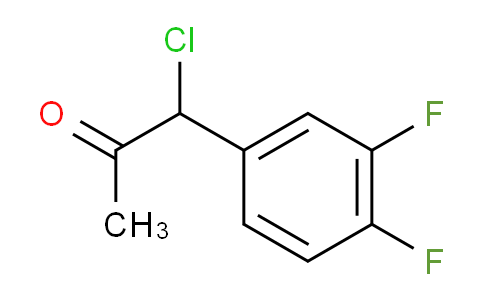 CAS No. 1245643-00-8, 1-Chloro-1-(3,4-difluorophenyl)propan-2-one