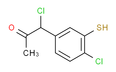 CAS No. 1804077-49-3, 1-Chloro-1-(4-chloro-3-mercaptophenyl)propan-2-one