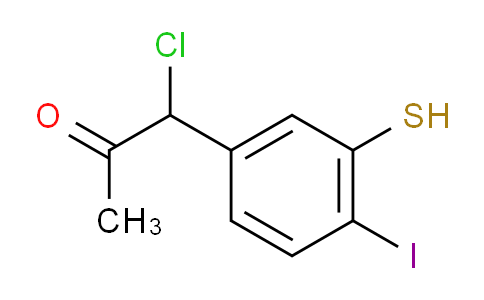 CAS No. 1806693-30-0, 1-Chloro-1-(4-iodo-3-mercaptophenyl)propan-2-one