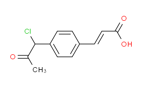 CAS No. 1807416-55-2, (E)-3-(4-(1-chloro-2-oxopropyl)phenyl)acrylic acid