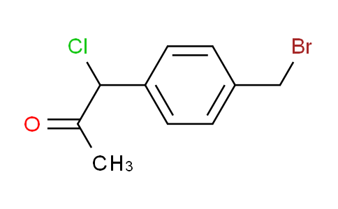 CAS No. 1804498-82-5, 1-(4-(Bromomethyl)phenyl)-1-chloropropan-2-one