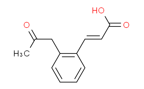 CAS No. 1807439-41-3, (E)-3-(2-(2-Oxopropyl)phenyl)acrylic acid