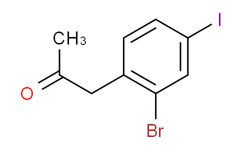 CAS No. 1804060-57-8, 1-(2-Bromo-4-iodophenyl)propan-2-one