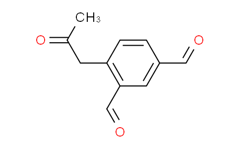 CAS No. 1803859-03-1, 1-(2,4-Diformylphenyl)propan-2-one