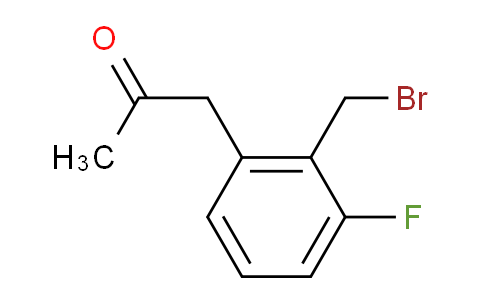CAS No. 1806513-42-7, 1-(2-(Bromomethyl)-3-fluorophenyl)propan-2-one