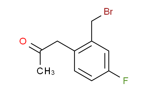 CAS No. 1804233-96-2, 1-(2-(Bromomethyl)-4-fluorophenyl)propan-2-one