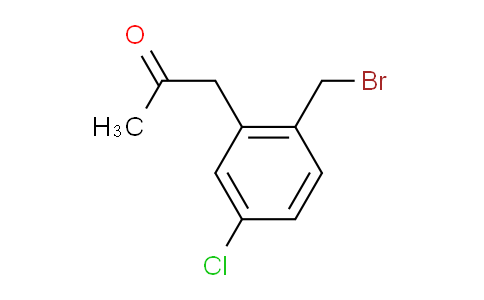 CAS No. 1804148-45-5, 1-(2-(Bromomethyl)-5-chlorophenyl)propan-2-one