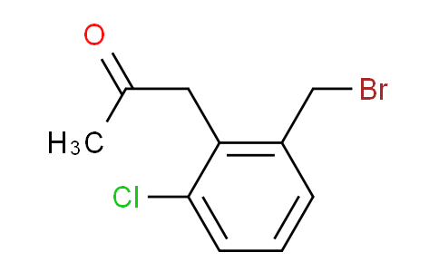 CAS No. 1806419-56-6, 1-(2-(Bromomethyl)-6-chlorophenyl)propan-2-one