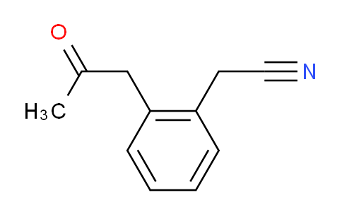CAS No. 1803798-48-2, 1-(2-(Cyanomethyl)phenyl)propan-2-one