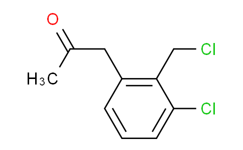 CAS No. 1804041-33-5, 1-(3-Chloro-2-(chloromethyl)phenyl)propan-2-one