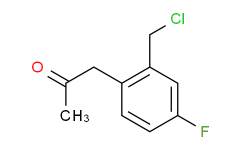 CAS No. 1804271-81-5, 1-(2-(Chloromethyl)-4-fluorophenyl)propan-2-one