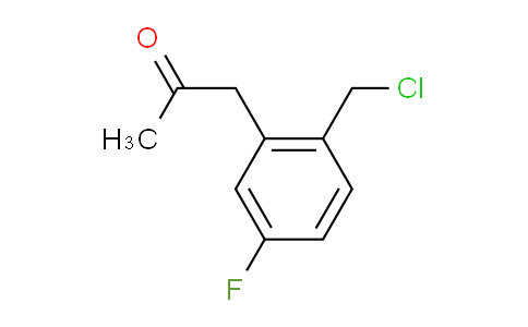 CAS No. 1804077-97-1, 1-(2-(Chloromethyl)-5-fluorophenyl)propan-2-one